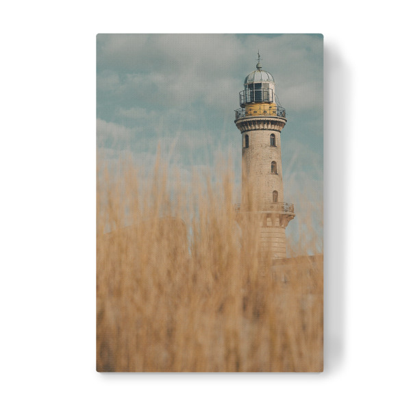 Leinwandbild "Blick auf den Leuchtturm" artboxONE - Reise,Architektur,Reise / Strand und Meer