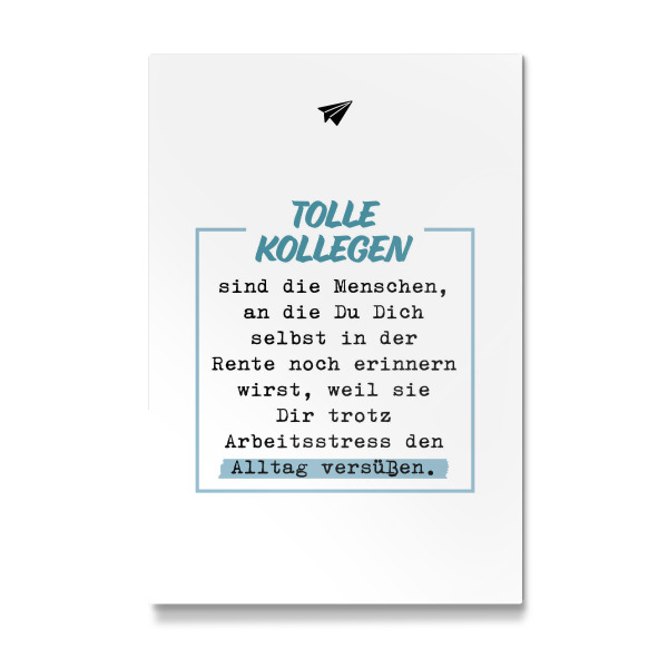 Galerie-Print "Tolle Kollegen" 30x20 cm artboxONE