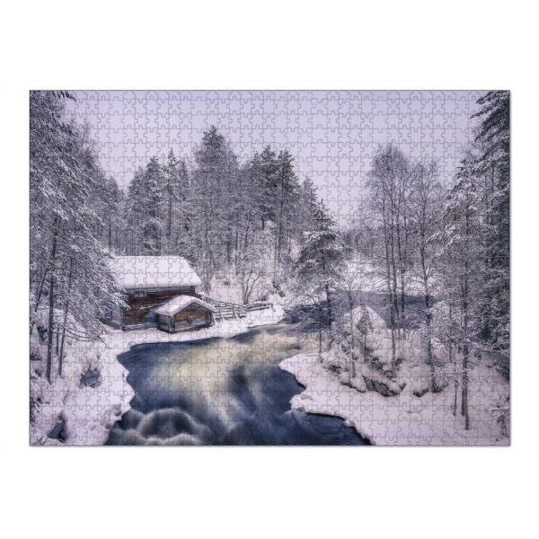 Puzzle Ravensburger "Die alte Wassermühle" artboxONE - Natur,Reise,Architektur