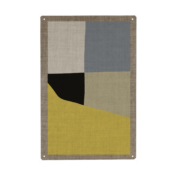 Holzbild "MODERN ART - LINEN COBY" artboxONE - Abstrakt,Geometrie - Japandi,Modern,Art,Ibiza,Einrichtung,Abstrakt,Kunst