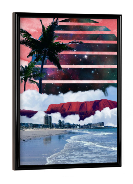 Poster mit schwarzem Rahmen "The Distance" artboxONE - Natur,Geometrie,Reise / Länder,Fiktion,Galaxy