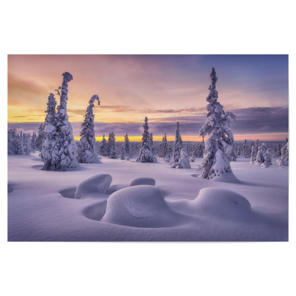Poster "Winterwunderland in Finnland" artboxONE - Natur,Reise