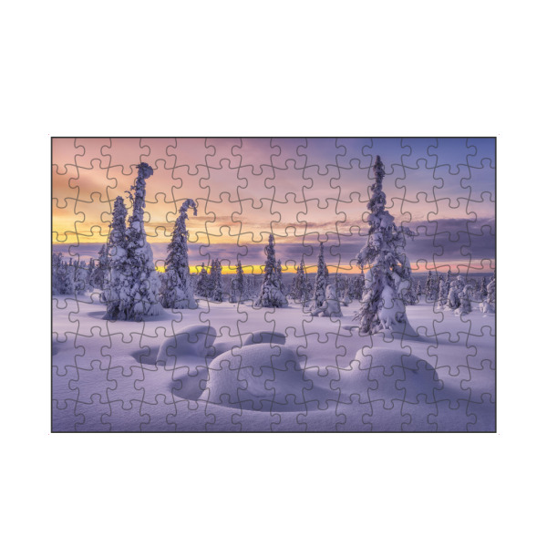 artboxONE Puzzle "Winterwunderland in Finnland" artboxONE - Natur,Reise