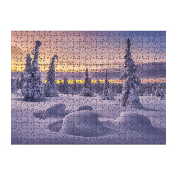 Puzzle Ravensburger "Winterwunderland in Finnland" artboxONE - Natur,Reise