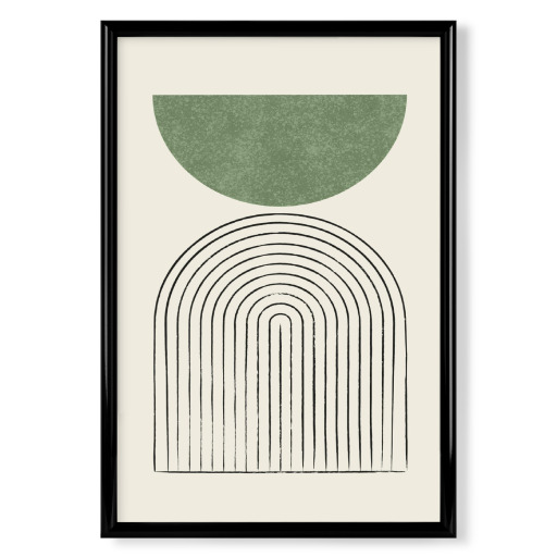 Mid-Century Modern Arch B - Grün