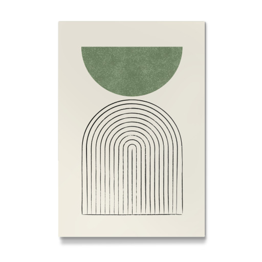 Mid-Century Modern Arch B - Grün