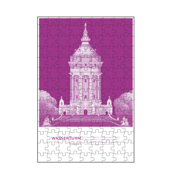 artboxONE Puzzle "Kunter - Wasserturm Mannheim" artboxONE - Städte,Reise,Architektur - Architektur,Sehenswürdigkeit,Deutschland,Museum,Turm