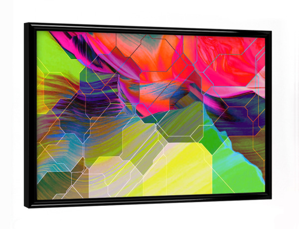 Poster mit schwarzem Rahmen "Die Idee der Existenz" artboxONE - Abstrakt