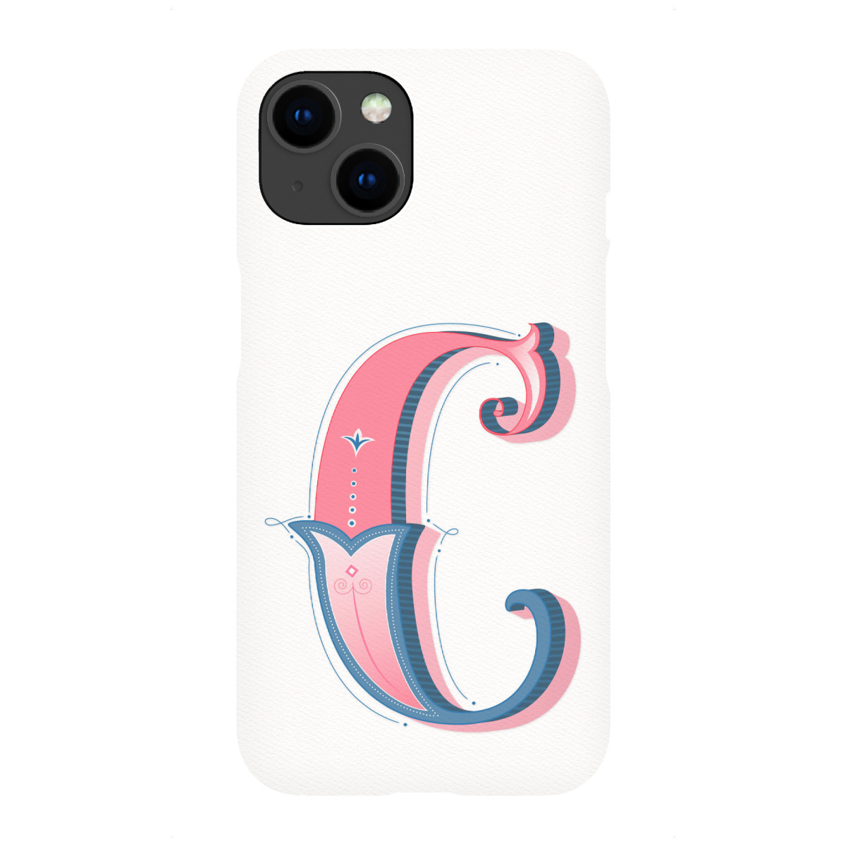 "Initiale C"für iPhone - Premium-Case Handyhülle artboxONE