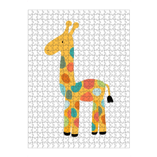 artboxONE Puzzle "Bunte Giraffe" artboxONE - Für Kinder,Tiere