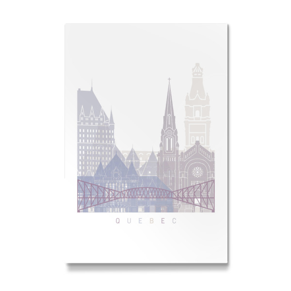 Galerie-Print "QUEBEC SKYLINE PASTELL" 30x20 cm artboxONE