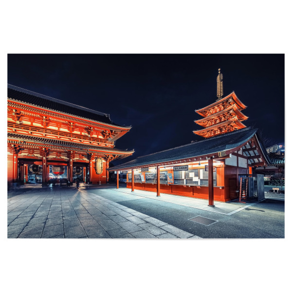Poster 30x20 cm "Senso Ji" artboxONE - Städte,Reise,Architektur,Reise / Asien,Städte / Tokio