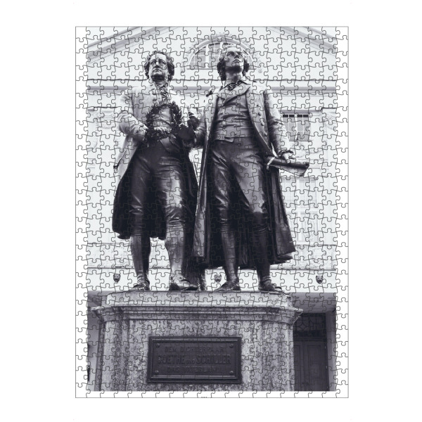 artboxONE Puzzle "Denkmal in Weimar" artboxONE - Städte,Reise,Schwarzweiß,Reise / Länder