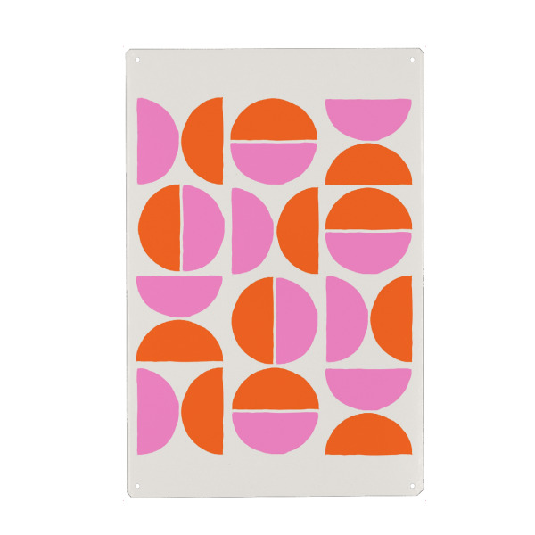 Metall Poster "Malou Studio - Konstellation Tre" artboxONE - Abstrakt,Fashion,Festivals