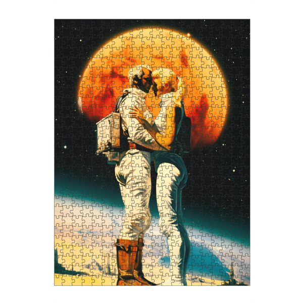 Puzzle Ravensburger "Intergalaktische Liebe" artboxONE - Menschen,Liebe,Galaxy