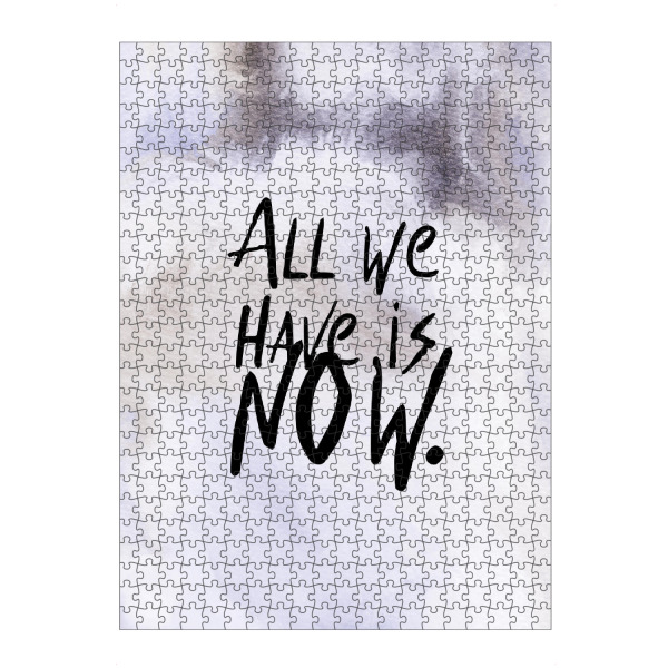 Puzzle Ravensburger "All we have is now" artboxONE - Typografie