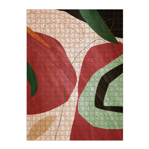 Puzzle Ravensburger "Spring and shapes" artboxONE - Abstrakt,Geometrie