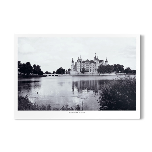 Galerie-Print "Schloss von Schwerin SW" 30x20 cm artboxONE