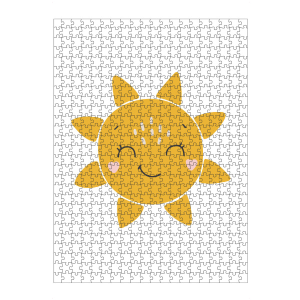artboxONE Puzzle "Boho süße Sonne" artboxONE - Für Kinder,Tiere,Abstrakt