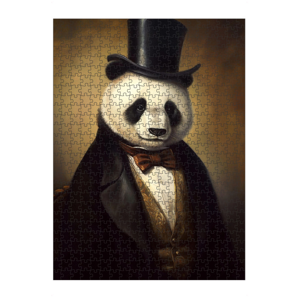 artboxONE Puzzle "Herr Panda" artboxONE - Tiere