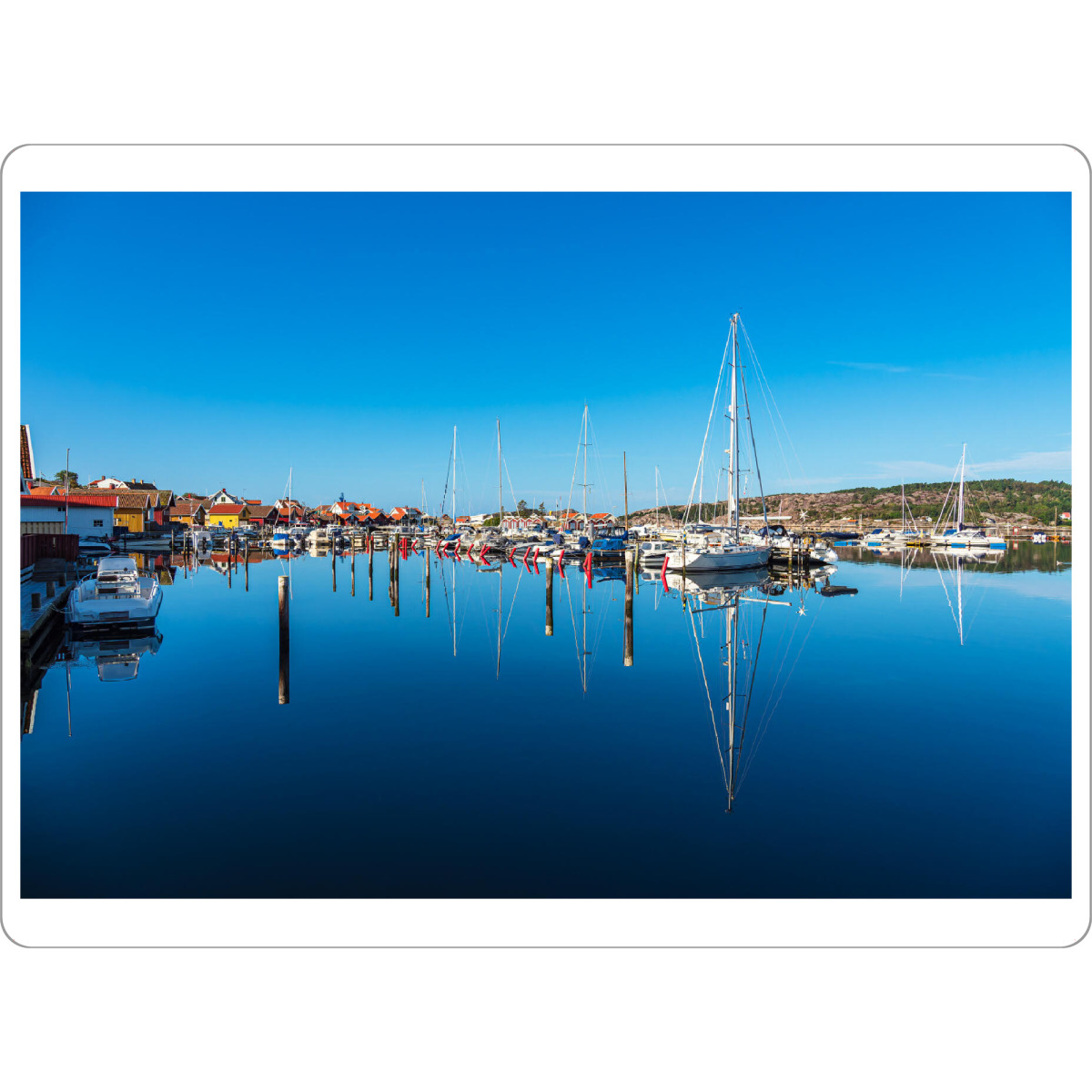 Tischset "Meer, Boote, Marina" artboxONE - Natur,Reise,Reise / Strand und Meer,Reise / Länder