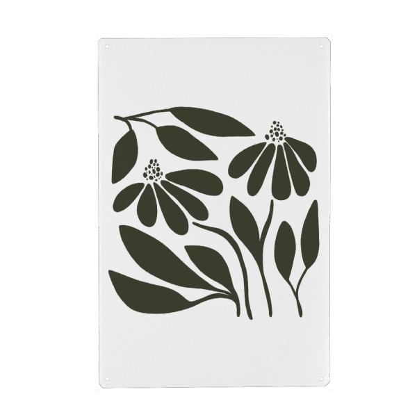 Holzbild "Flora Garten Hell" artboxONE - Natur,Floral,Abstrakt