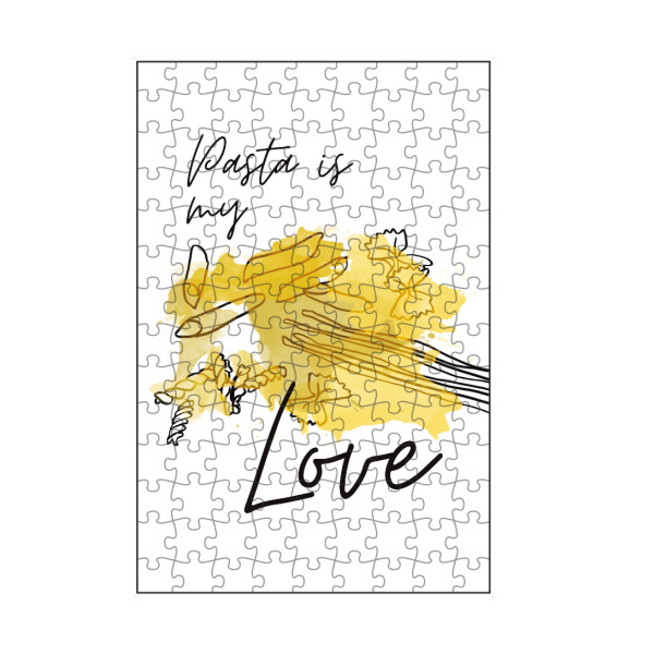 artboxONE Puzzle "Pasta-Liebe" artboxONE - Essen & Trinken