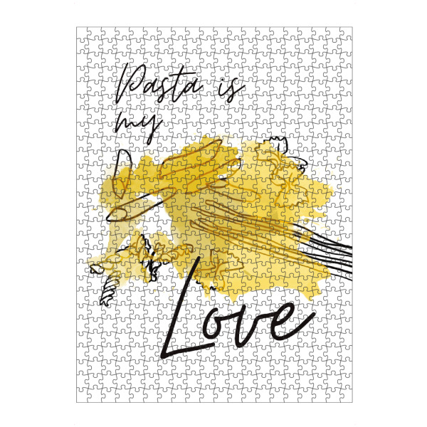artboxONE Puzzle "Pasta-Liebe" artboxONE - Essen & Trinken