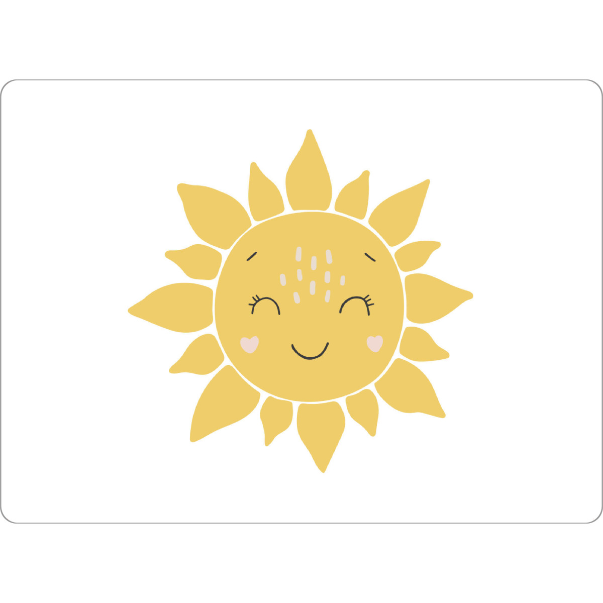Tischset "Baby-Sonnen-Design" artboxONE - Für Kinder