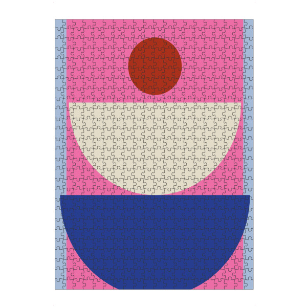 artboxONE Puzzle "MILANO '23 - COLOR HOUSE FIRST" artboxONE - Abstrakt,Geometrie