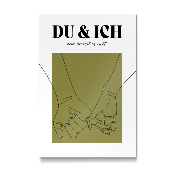 Galerie-Print "Du & Ich mehr braucht es nicht" 30x20 cm artboxONE