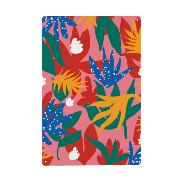 Holzbild "Erröten im Dschungel" artboxONE - Natur