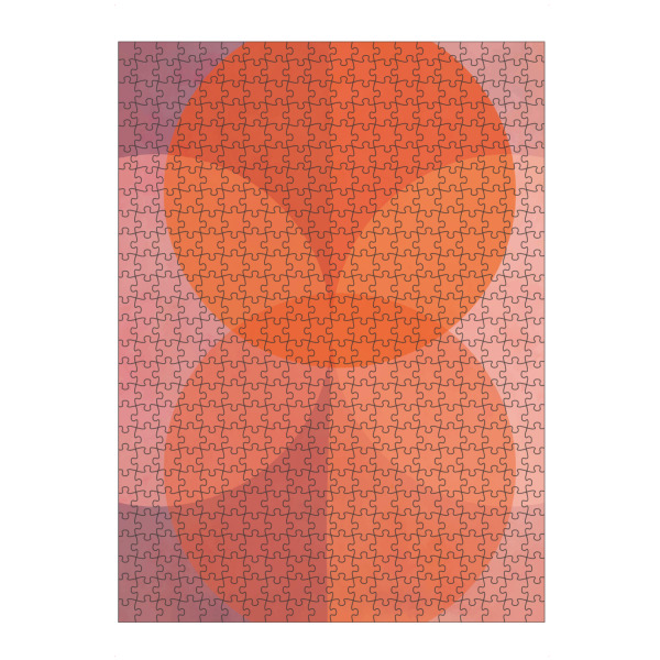 Puzzle Ravensburger "MODERN ART - ORANGE BUTTERFLY" artboxONE - Abstrakt,Geometrie