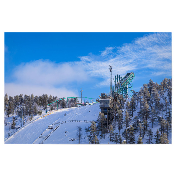 Poster 30x20 cm "Skisprungschanze in Ruka" artboxONE - Natur,Reise,Architektur,Reise / Länder