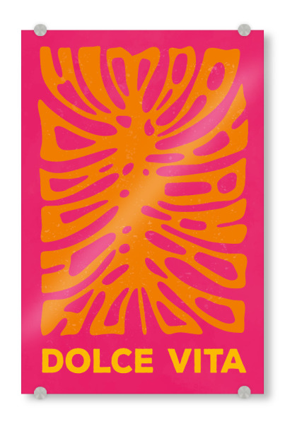 Acrylglasbild "IBIZA LOVE - SIXTH" artboxONE - Floral,Abstrakt - Japandi,Modern,Art,Ibiza,Kunstdruck,Geschenk,Einrichtung,Abstrakt,Kunst