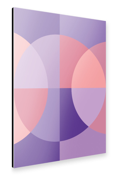 Alu-Dibond "MILANO '23 edition - purple" 30x20 cm artboxONE