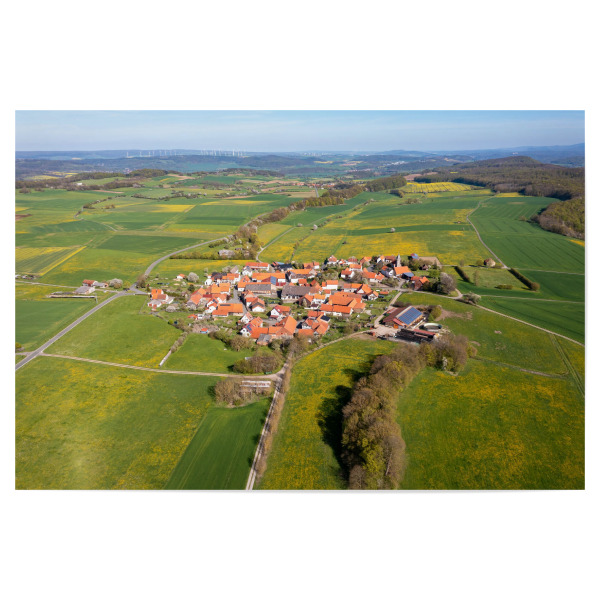 Poster "Das Dorf Archfeld" artboxONE - Natur,Architektur