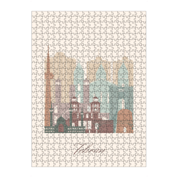 artboxONE Puzzle "Teheraner Skyline" artboxONE - Städte,Reise,Architektur,Kartografie