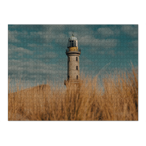 Puzzle Ravensburger "Leuchtturm an der Ostsee" artboxONE - Reise,Architektur,Reise / Strand und Meer