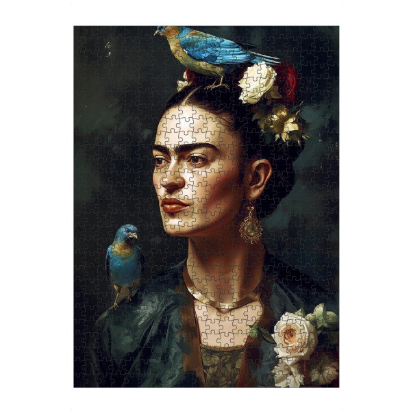 artboxONE Puzzle "Frida Kahlo Portrait" artboxONE - Floral,Abstrakt,Menschen