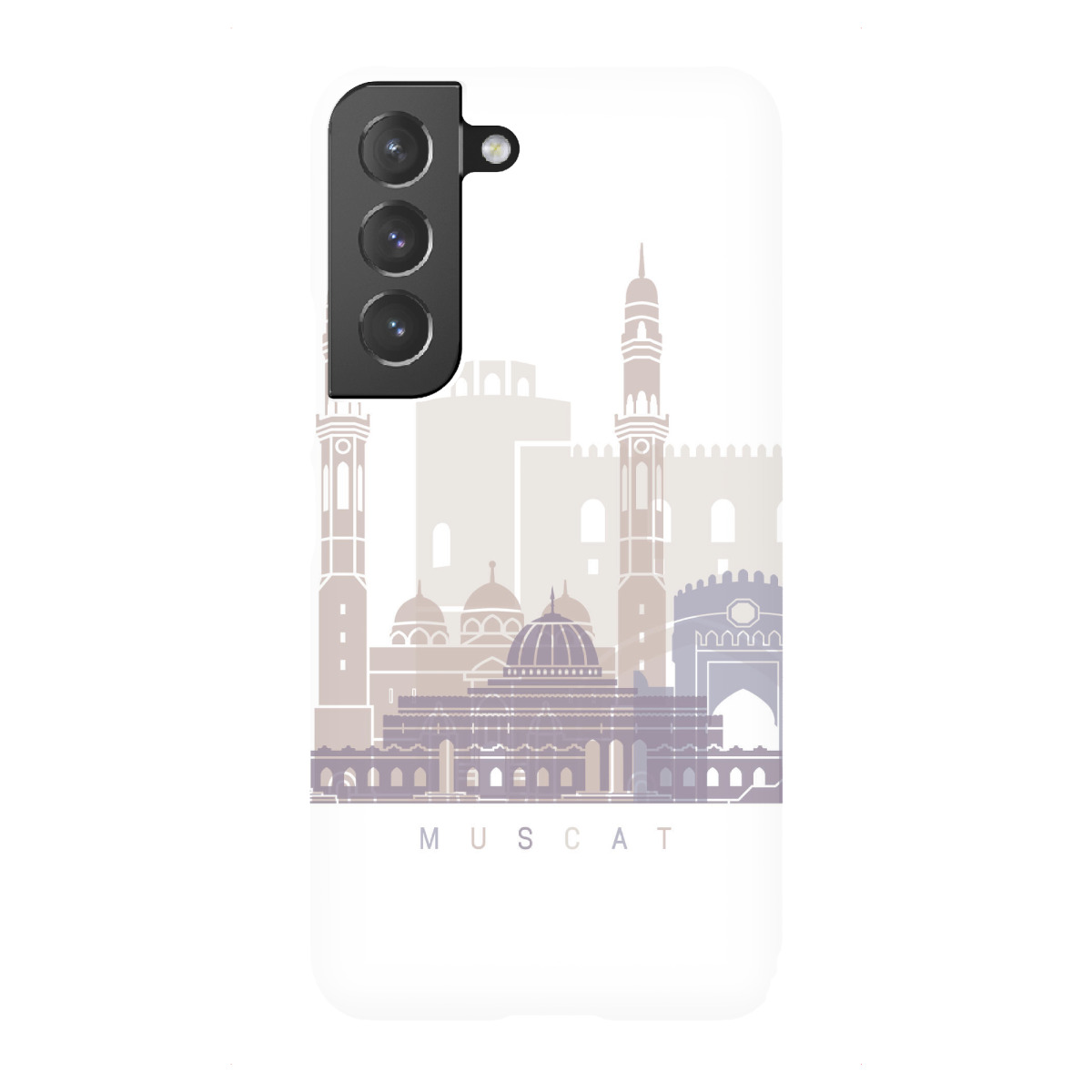Samsung Galaxy "SKYLINE VON MASKAT PASTELL" Premium-Case Handyhülle artboxONE