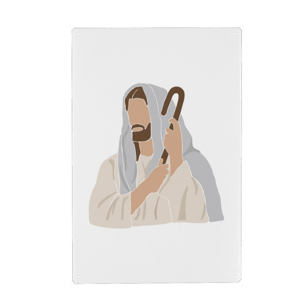 Holzbild "Jesus-Porträtkunst" artboxONE - Menschen