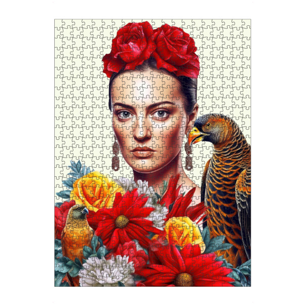 artboxONE Puzzle "Frida Kahlo Inspiration" artboxONE - Floral,Menschen