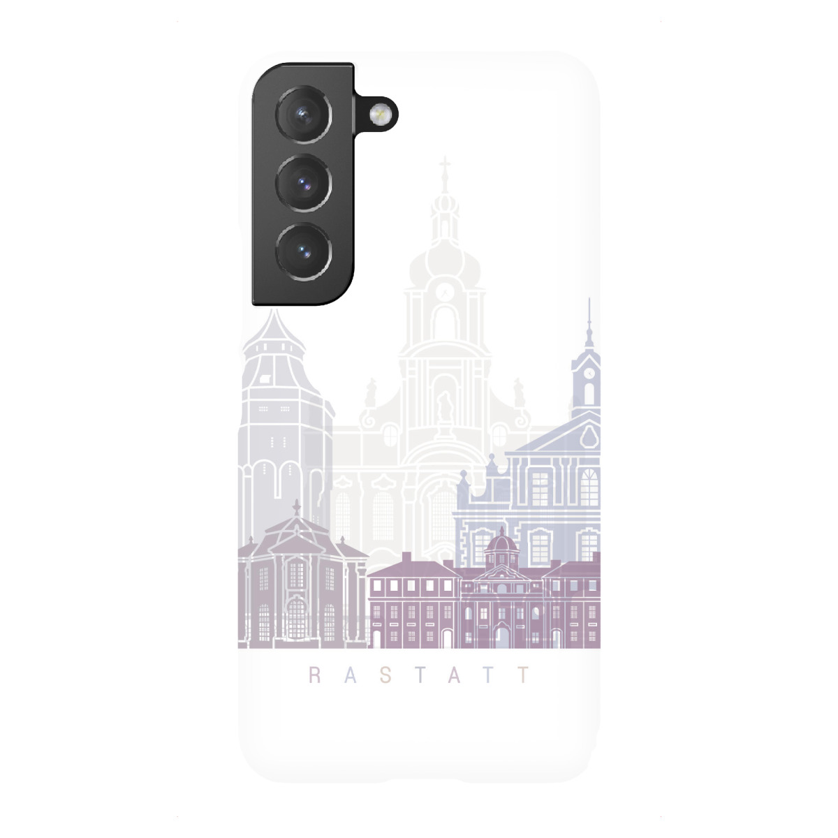 Samsung Galaxy "RASTATT SKYLINE PASTELL" Premium-Case Handyhülle artboxONE