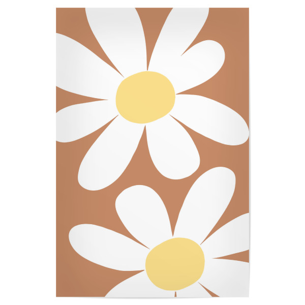 Poster "Große Gänseblümchen" artboxONE - Natur,Floral,Für Kinder