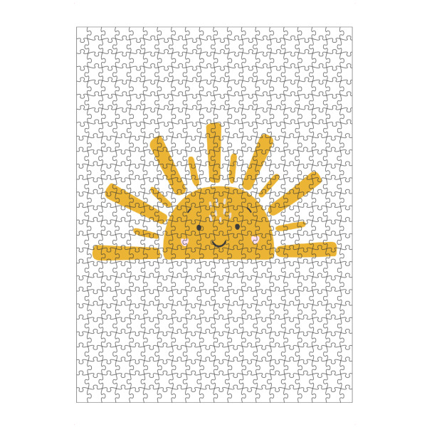 Puzzle Ravensburger "Abstraktes Sonnendesign" artboxONE - Für Kinder,Abstrakt