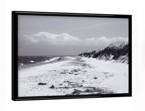 Poster mit schwarzem Rahmen "Wilder Strand an der Ostsee" artboxONE - Natur,Reise,Reise / Strand und Meer,Reise / Länder