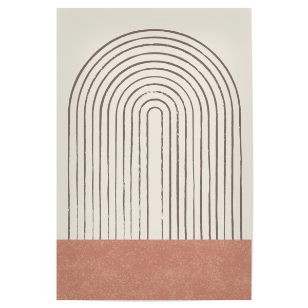 Poster "Bogentür" artboxONE - Abstrakt,Geometrie