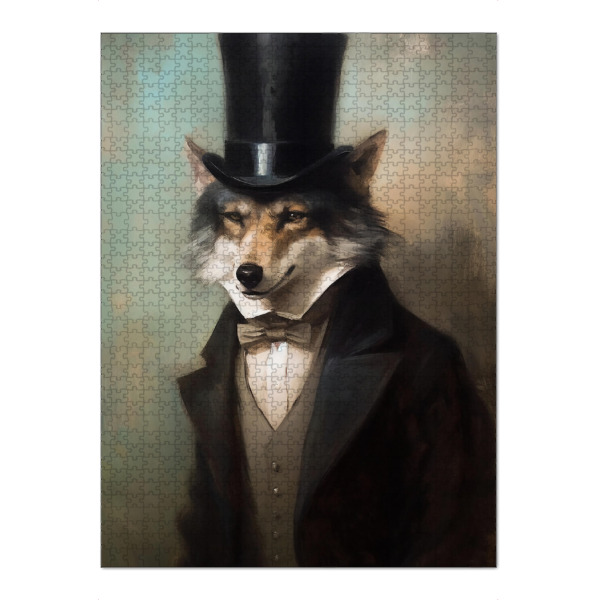 Puzzle Ravensburger "Herr Wolf" artboxONE - Tiere