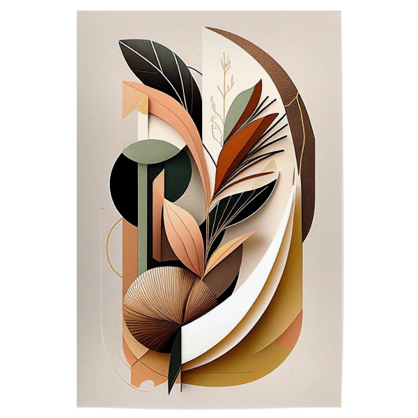 Poster 30x20 cm "Abstrakte botanische Geometrien" artboxONE - Floral,Abstrakt,Geometrie